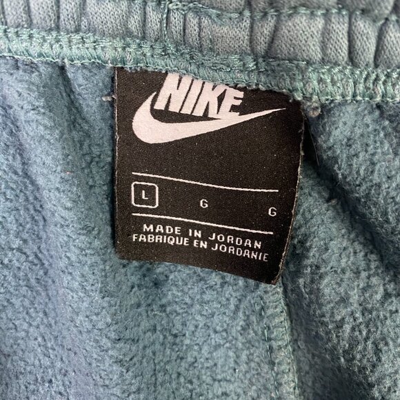 Nike Sportswear Club Fleece Cargo Pants Men's Large Teal Sweatpants Gym Joggers - Picture 7 of 14